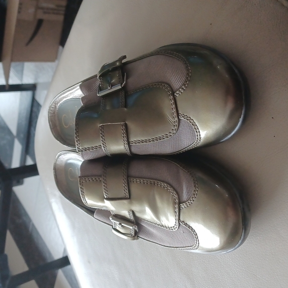 Cole Haan x Nike Air Pewter/tan Slip-On Mules - Size 7B - Picture 2 of 7